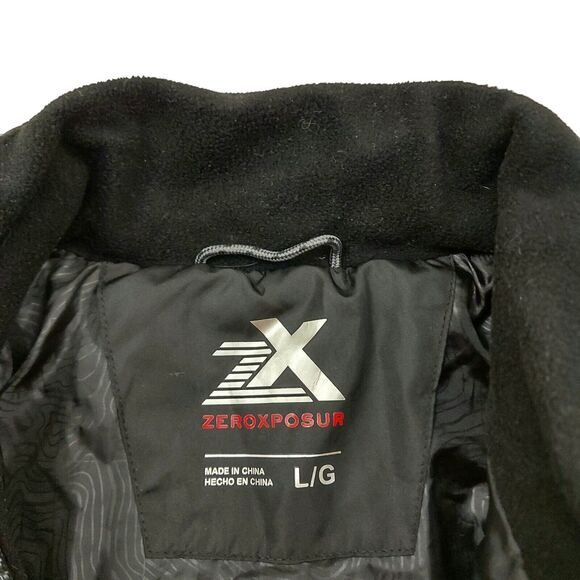 Zeroxposur Jacket Mens Large Gray Full Zip Quilted Insulated Warm Winter Outdoor - Picture 9 of 10